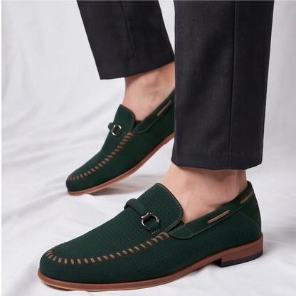 Aldo Suede Horsebit Loafer
