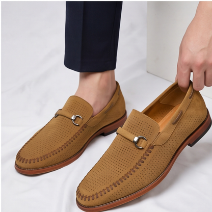 Aldo Suede Horsebit Loafer