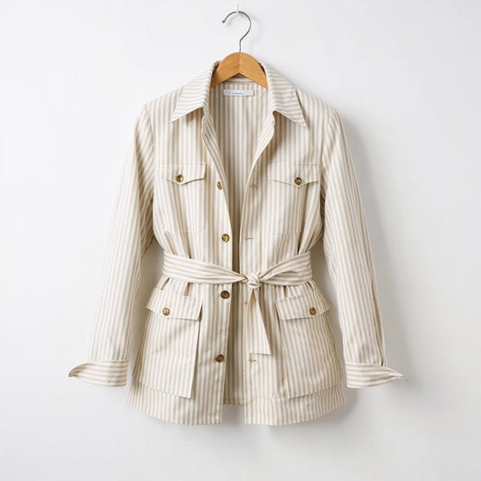 Camden Striped Safari Jacket
