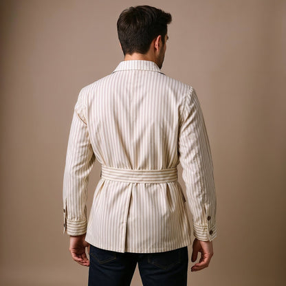 Camden Striped Safari Jacket