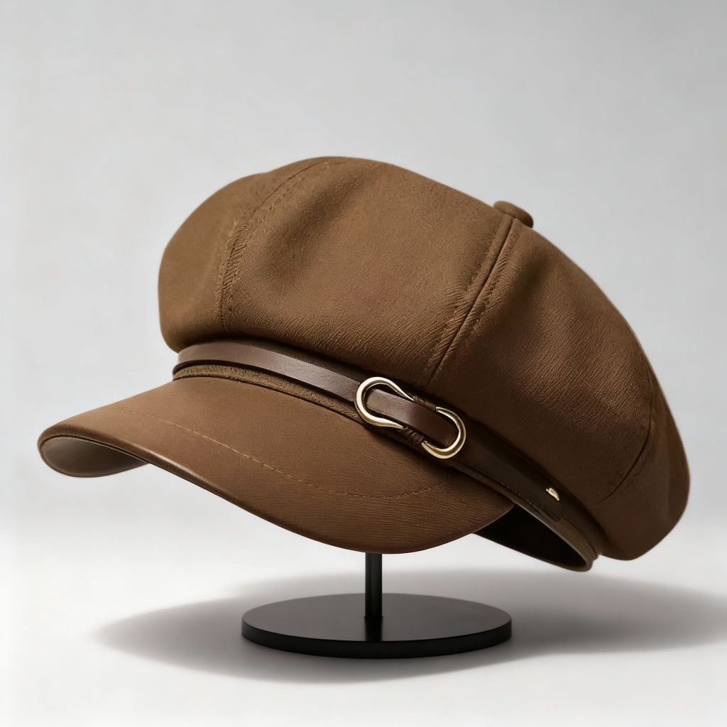 Ariel Leather-Strap Hat