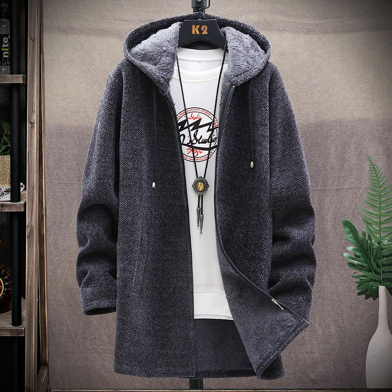 Henry Knit Cotton Hoodie